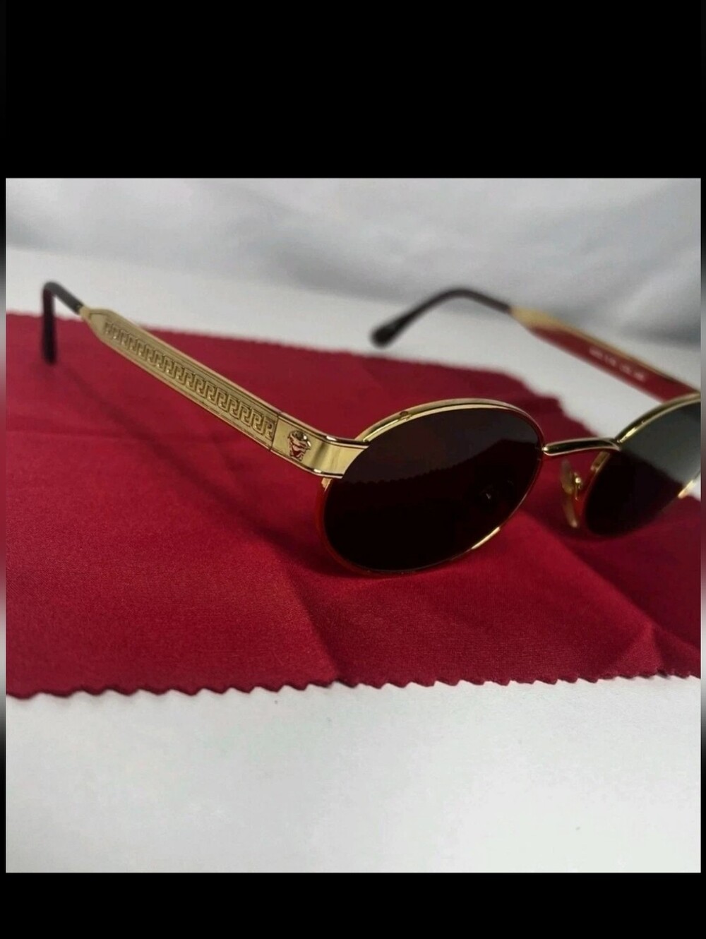 Vintage Gianni Versace Gold Frame Sunglasses Mod S58 Col 16 M  Rare